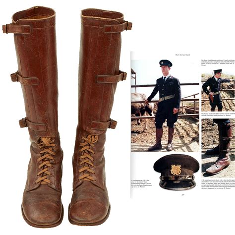 replica military vintage riding boots